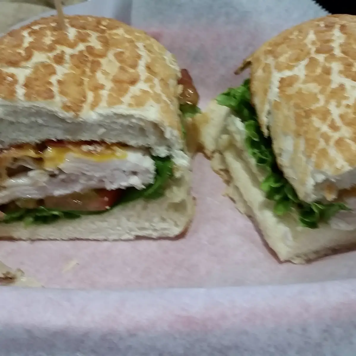 Turkey Bacon and Cheese