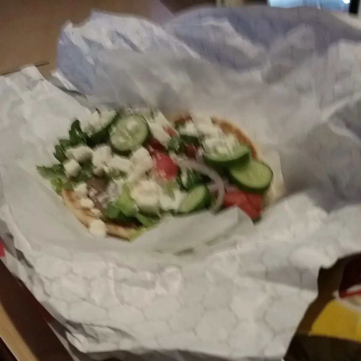 Mediterranean Gyro Sandwich