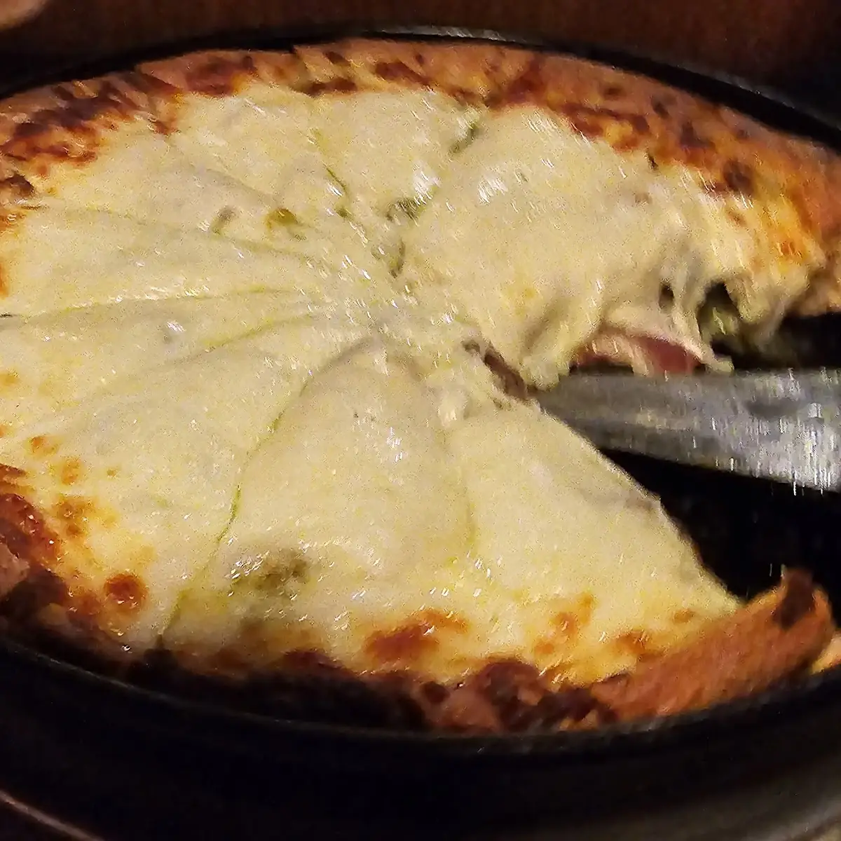 Gambler Deep Dish Pizza Slice