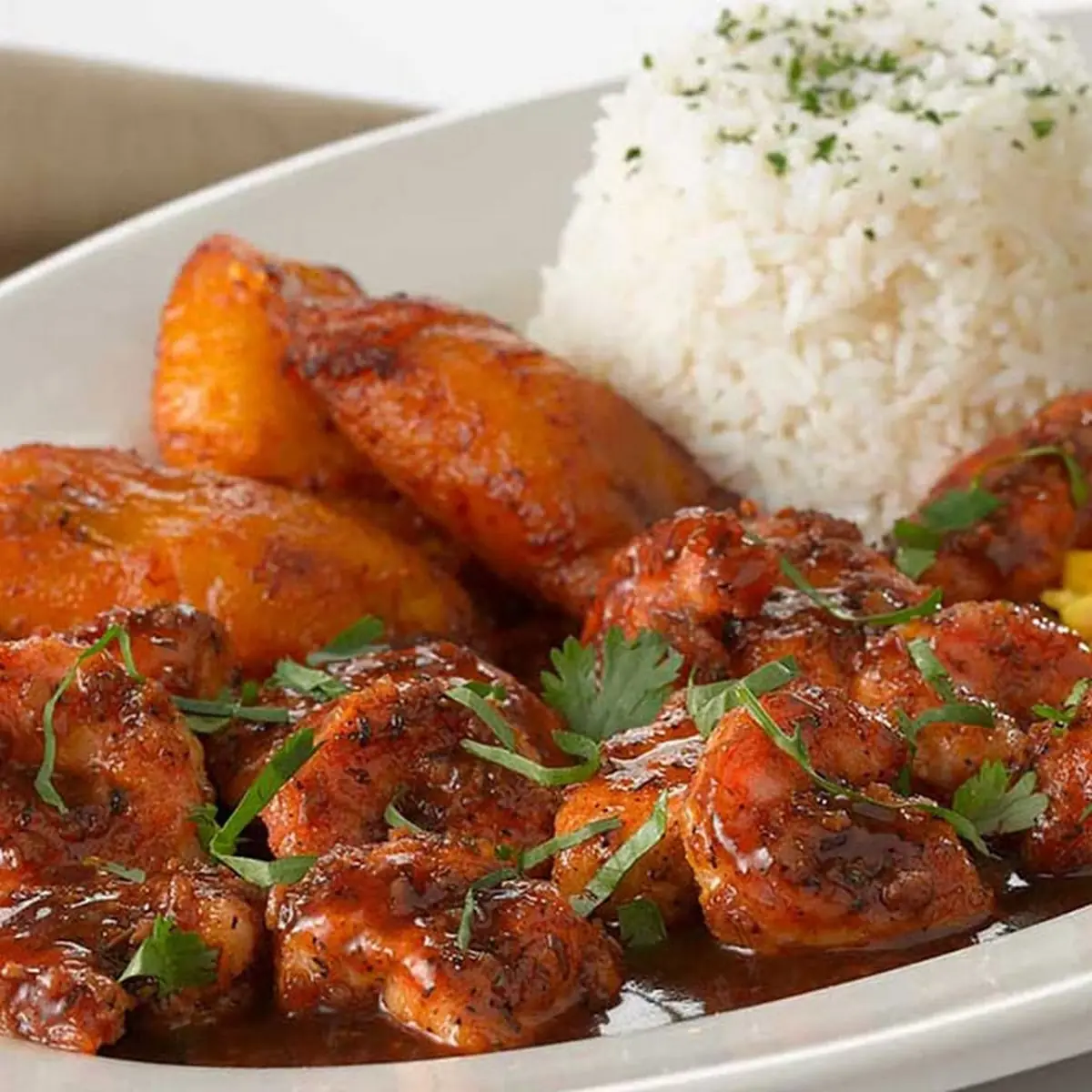 Jamaican Black Pepper Chicken & Shrimp