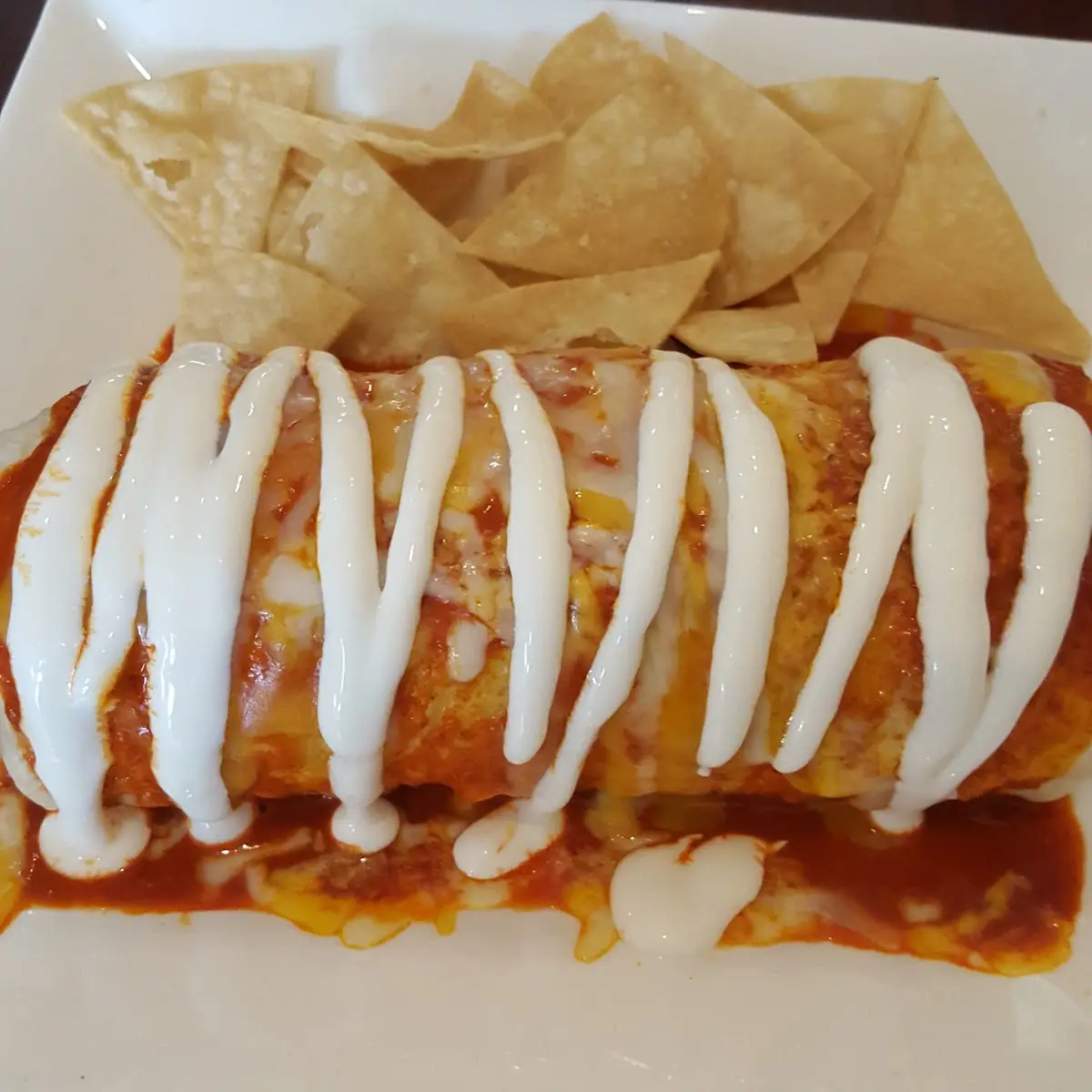 Vegetarian Burrito Wet Burrito Supreme
