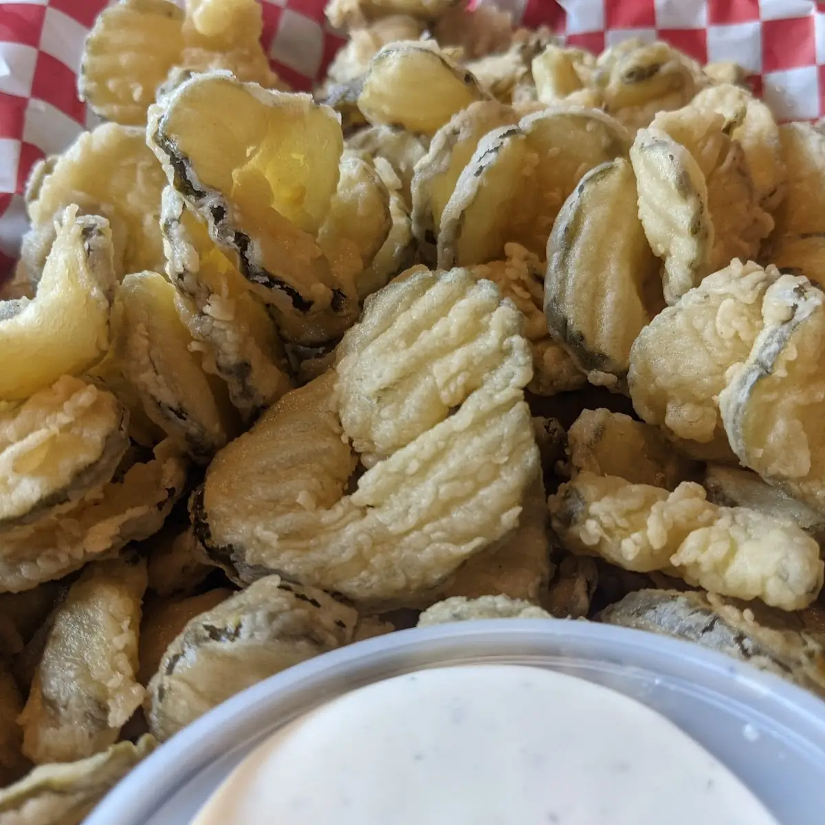 Fried Pickles and Fried Mushrooms