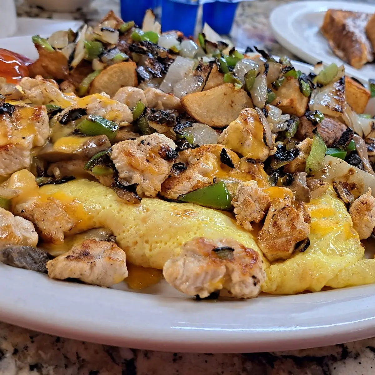 Chicken Melt Omelet