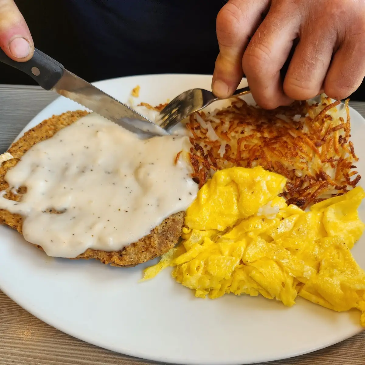 Country Fried Steak & Eggs