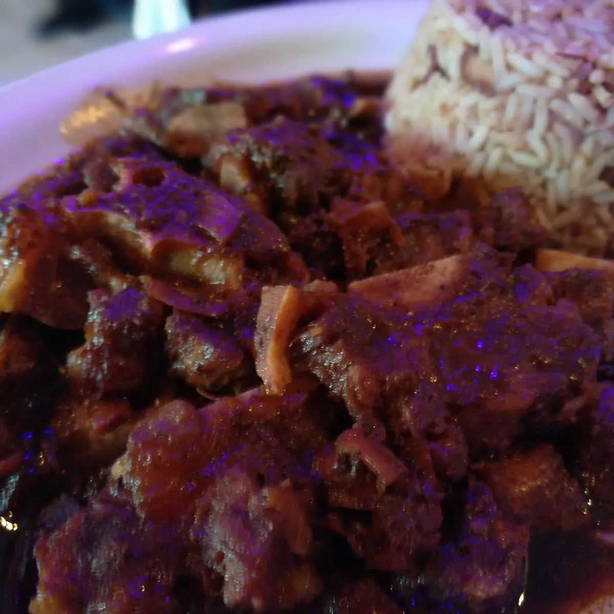 Ox Tail with Rice and Peas
