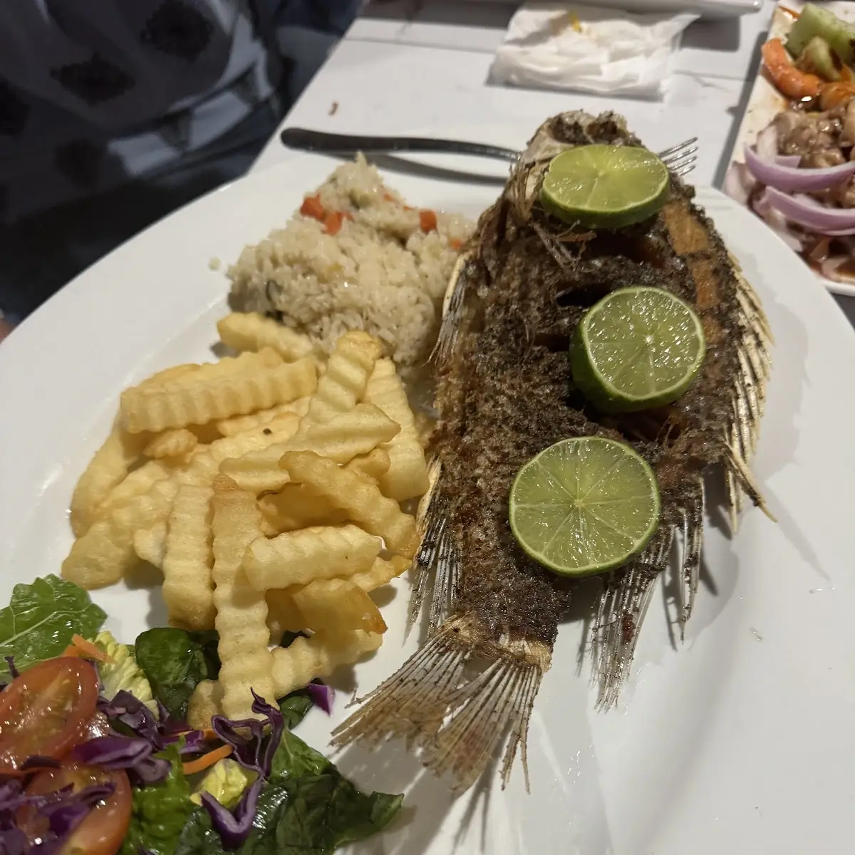 Fried Fish Rice