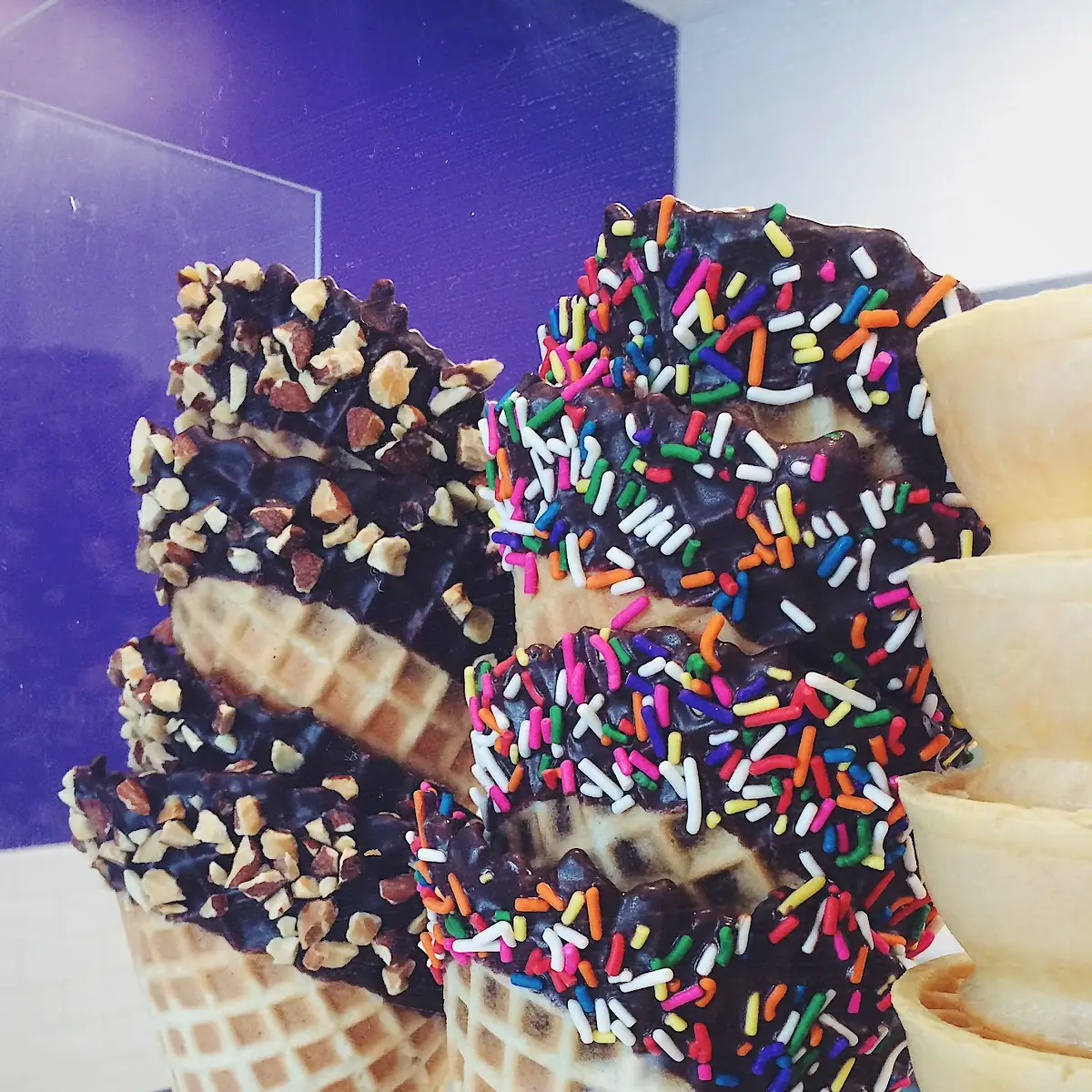 Dipped Waffle Cone