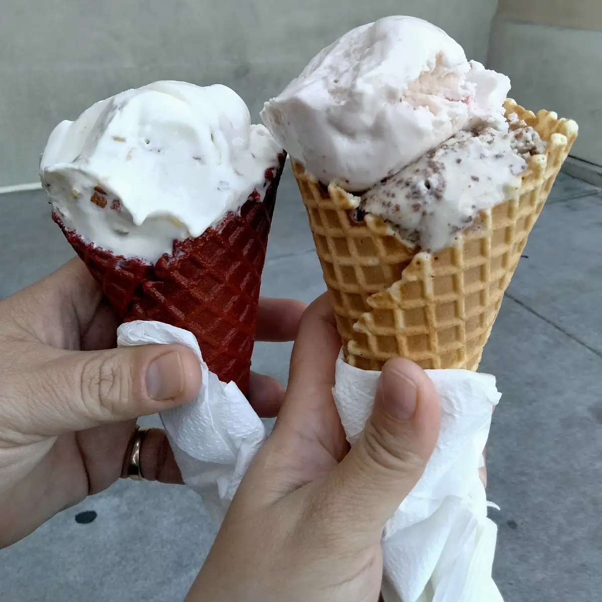Toasted Almond Ice Cream Cone