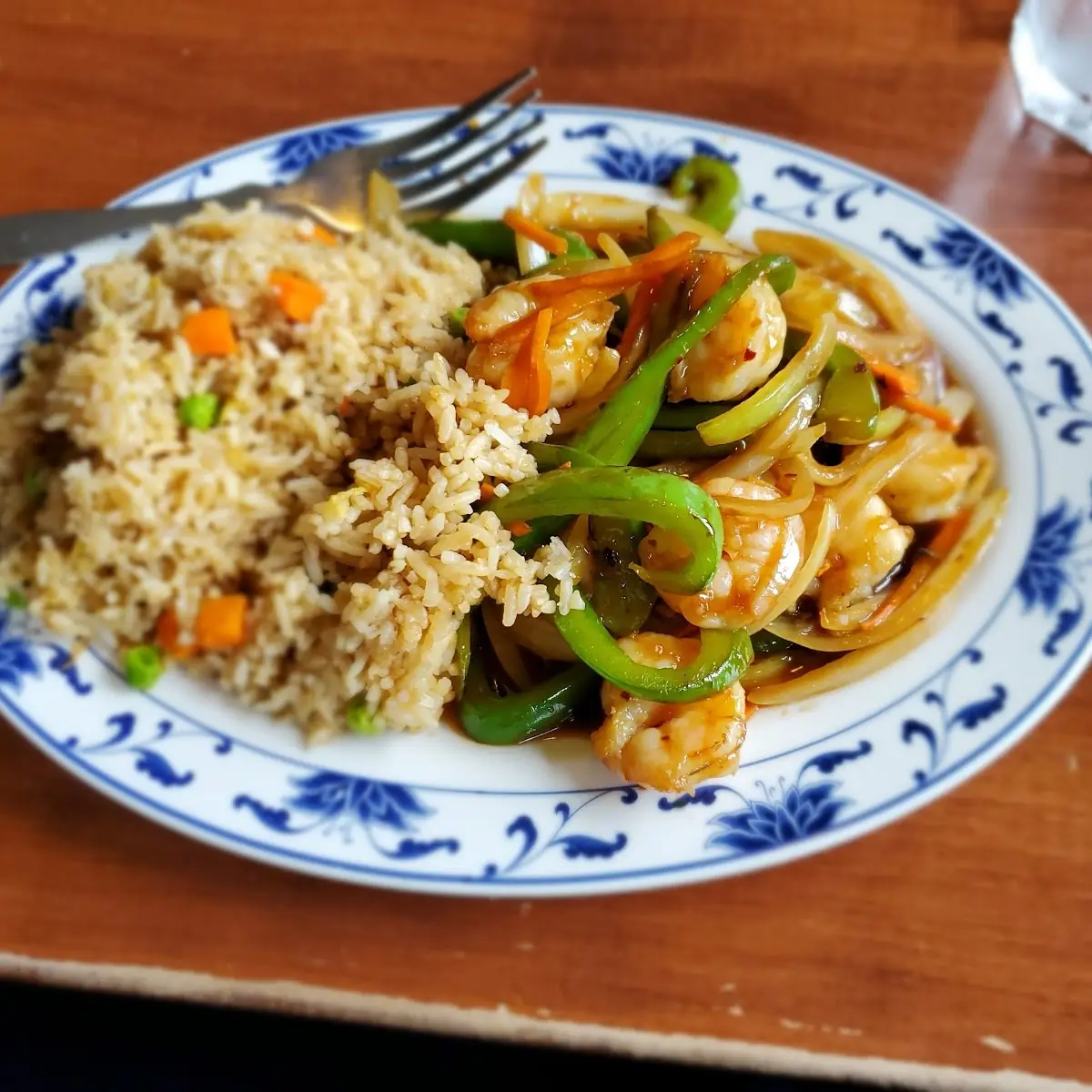 Schezwan Shrimp Fried Rice