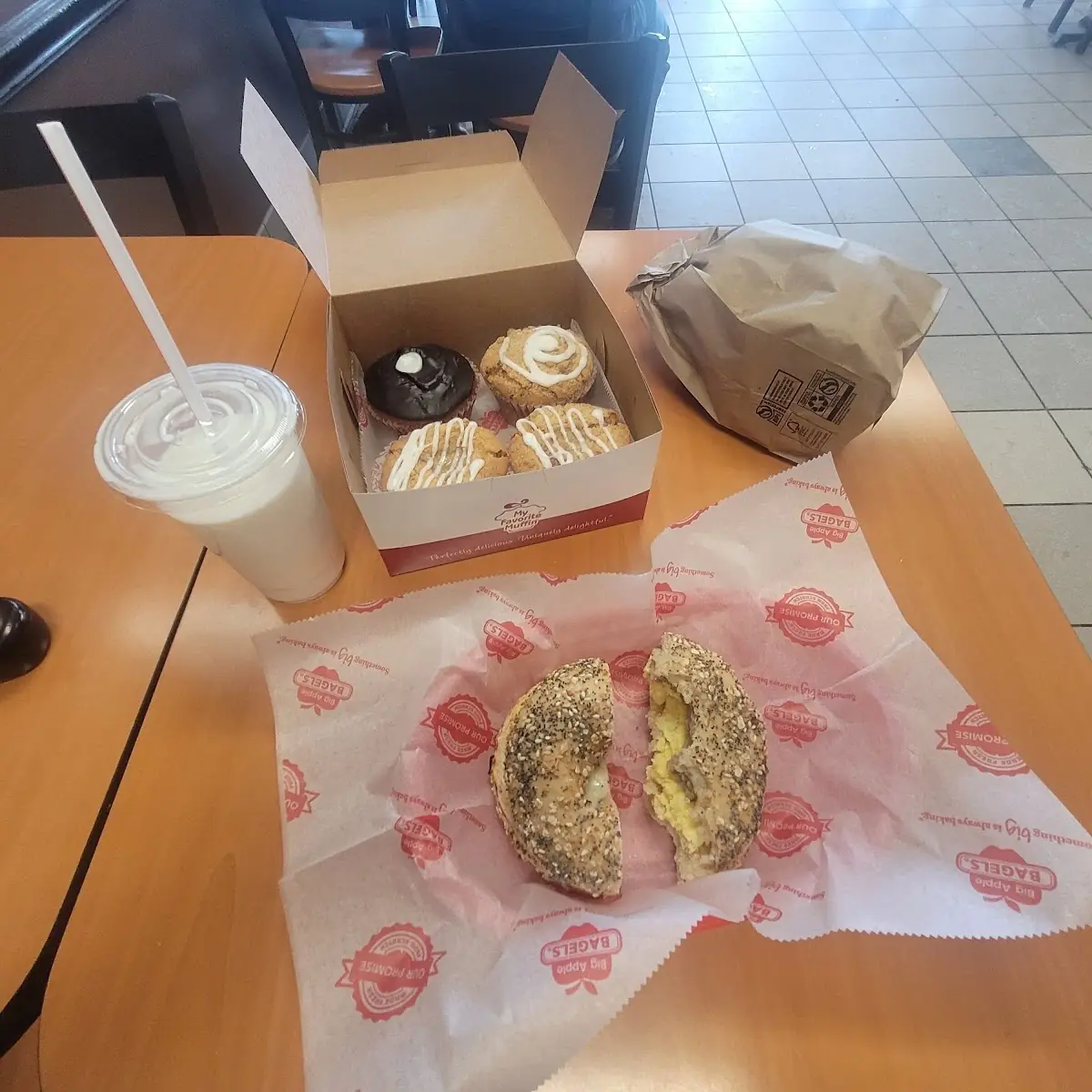 Breakfast Bagel Sandwich