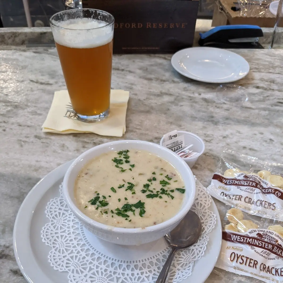 New England Style Clam Chowder Bowl