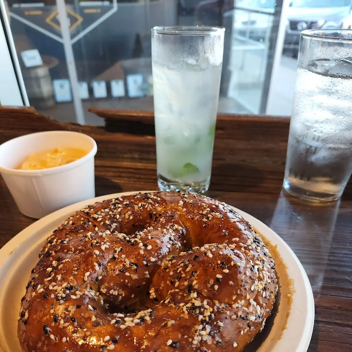 Everything Pretzel with Beer Cheese