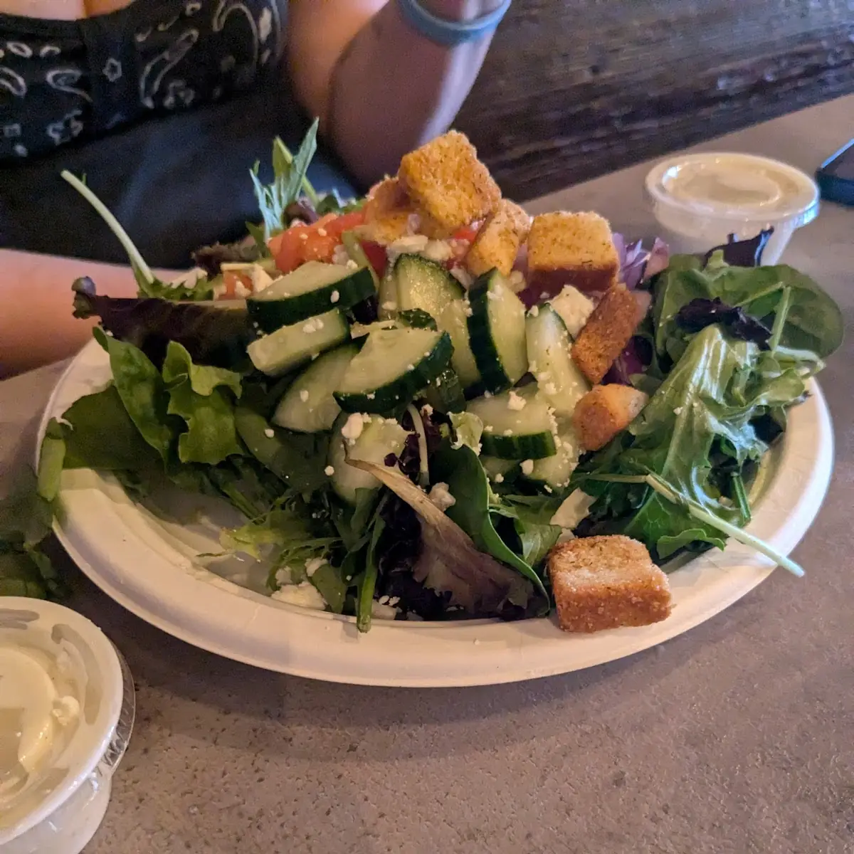 Half PBJ & Side Salad