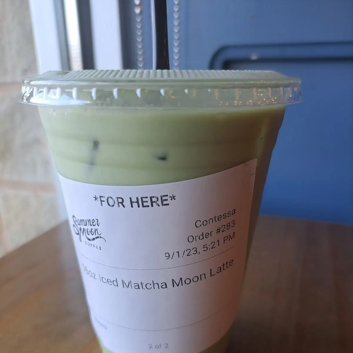 Iced Matcha Moon
