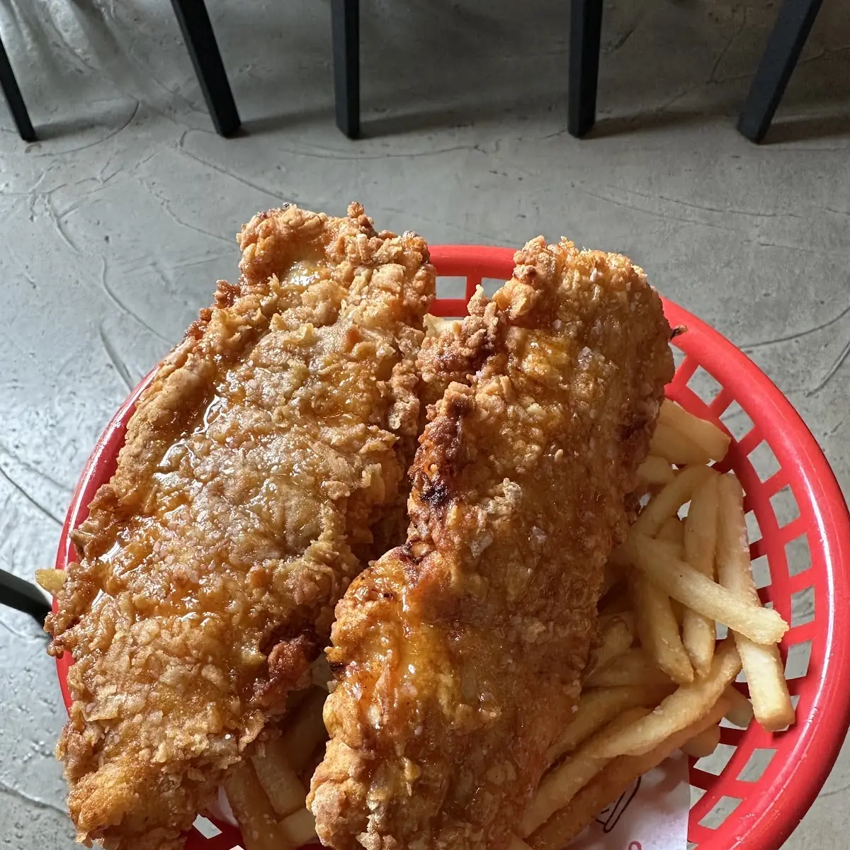 Honey Butter Chicken Tendies Basket
