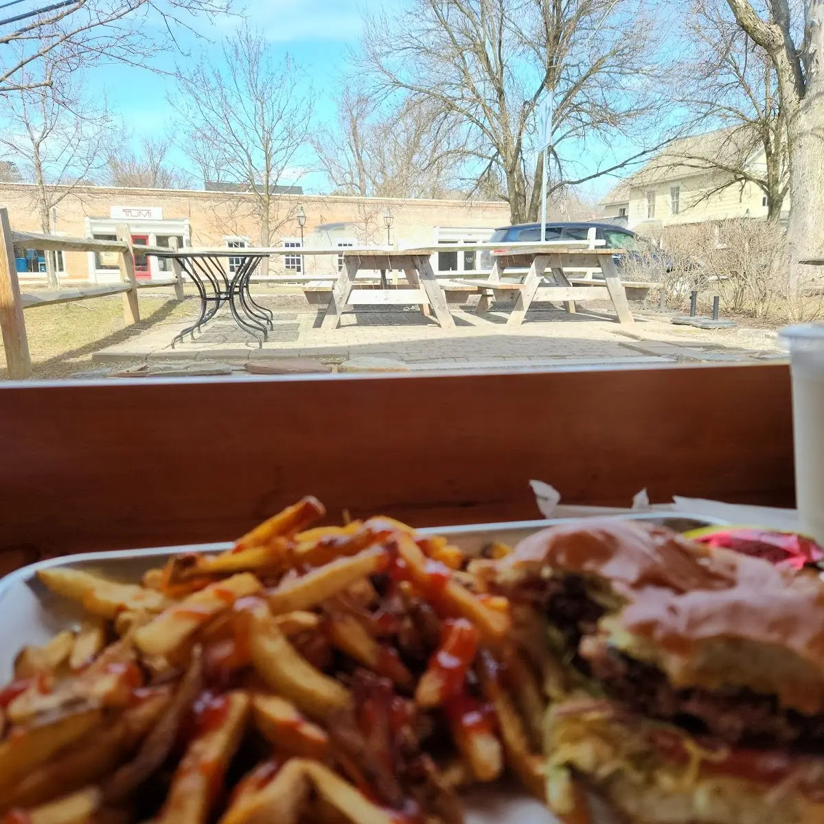Beyond Meat Burger and Fries