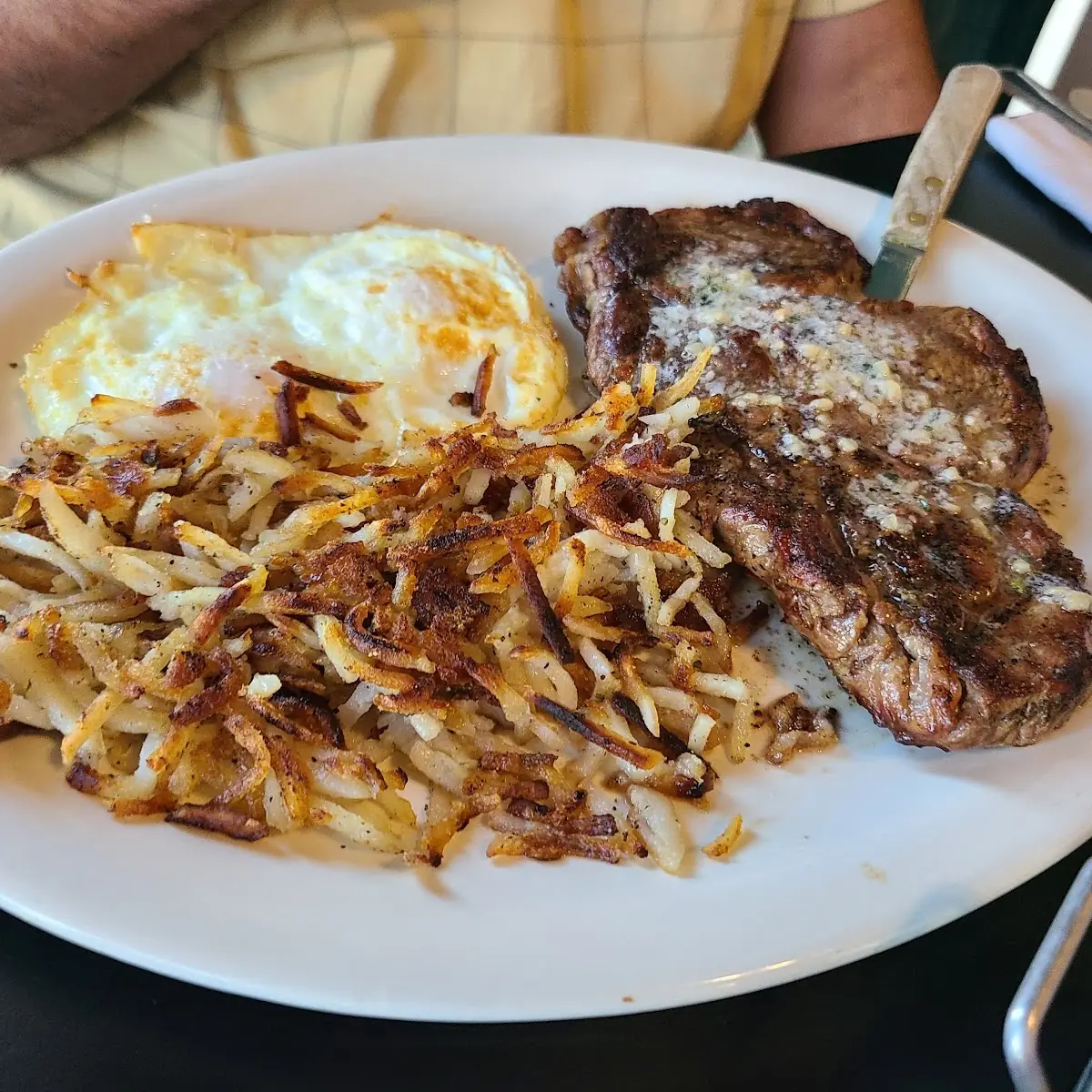Rib Eye Steak & Eggs