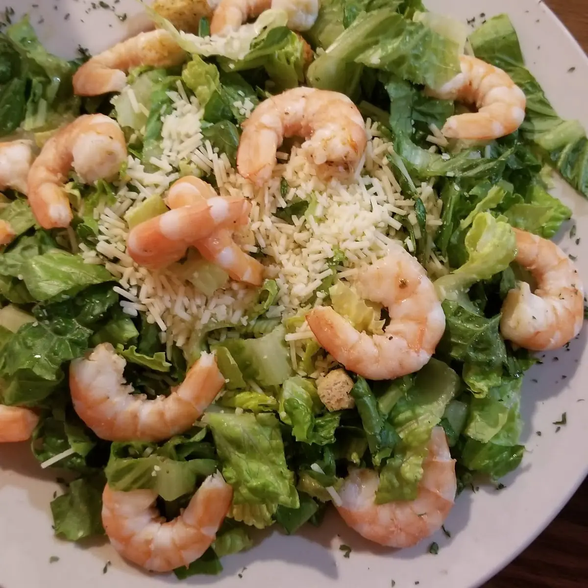 Crab Cake or Shrimp Caesar Salad