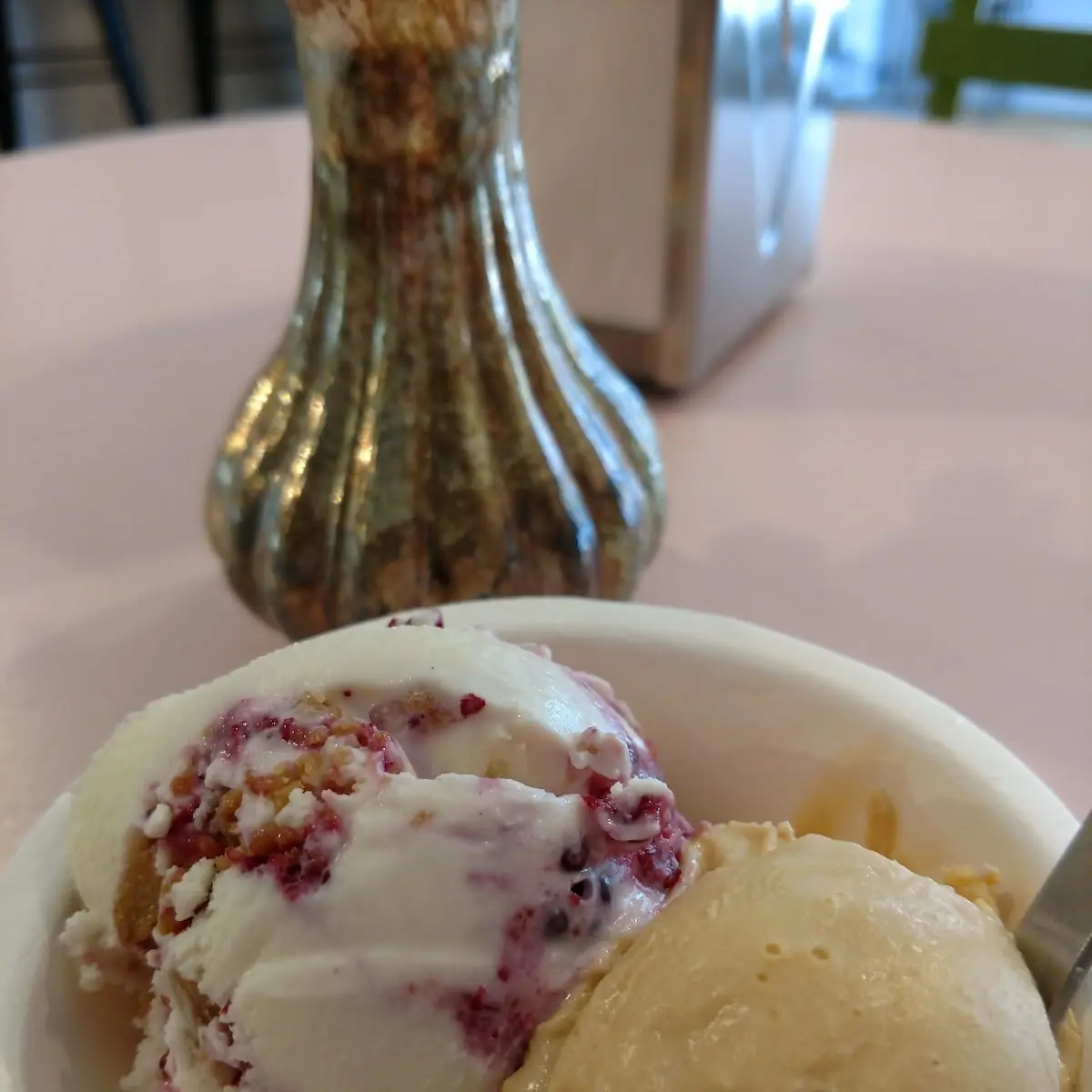Blackberry Crisp and Salted Caramel