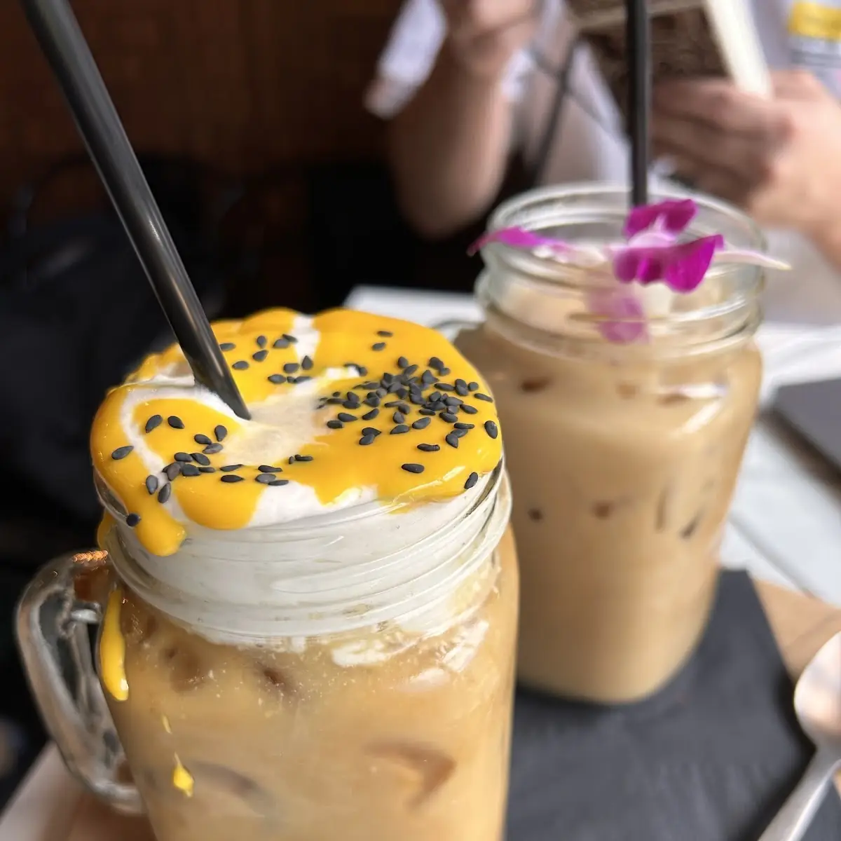 Mango Sticky Rice Latte