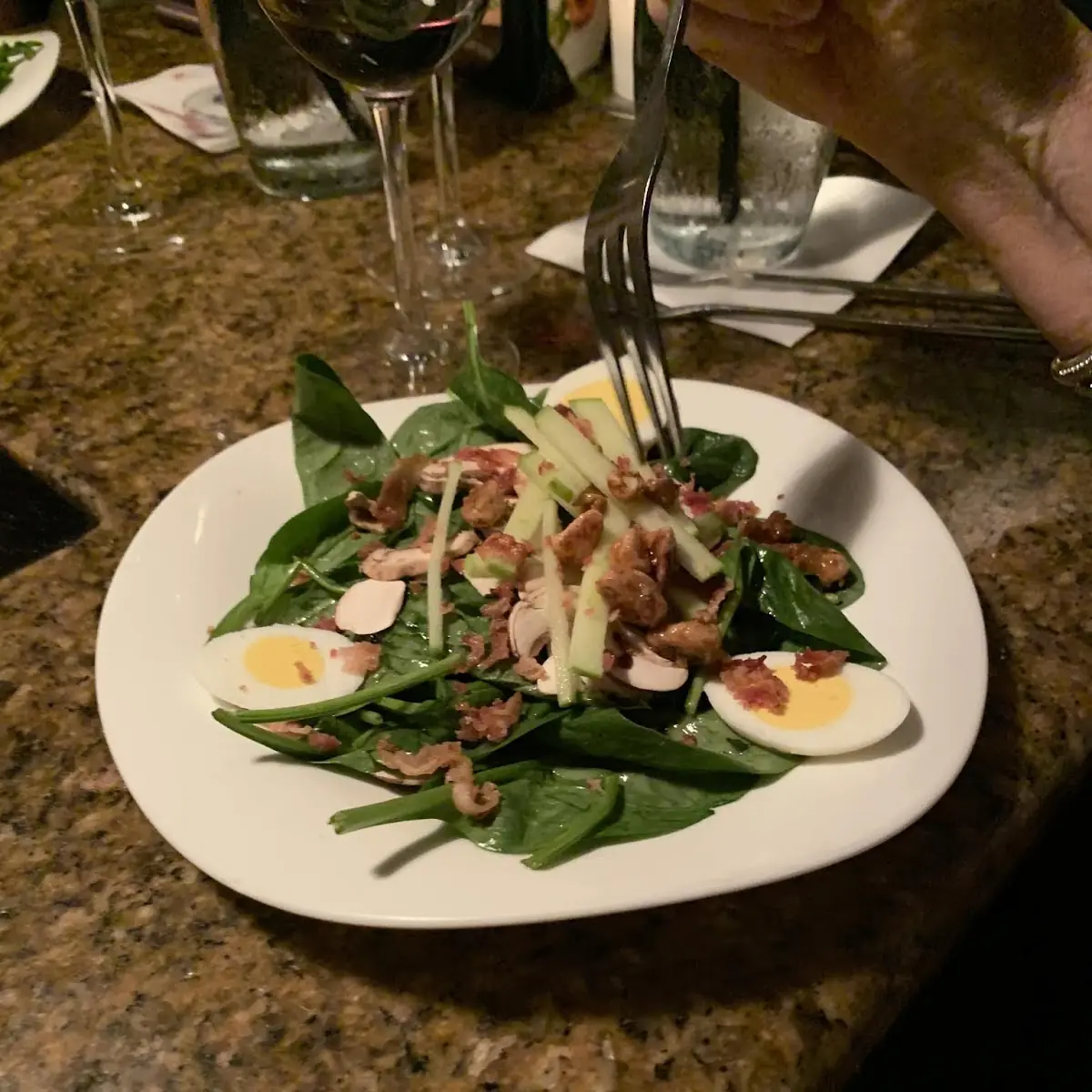 Apple Bacon Spinach