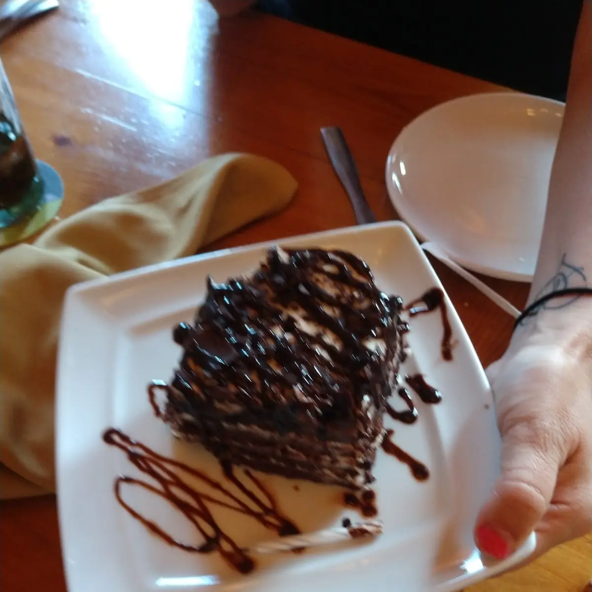 Chocolate Brownie Lasagna