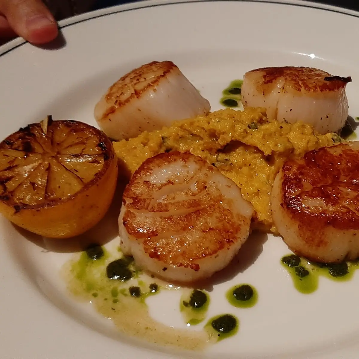 Pan Seared Scallops