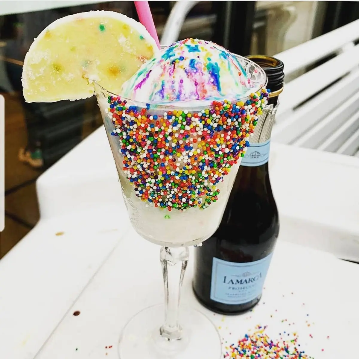 Cake Batter Vodka Martini Ice Cream