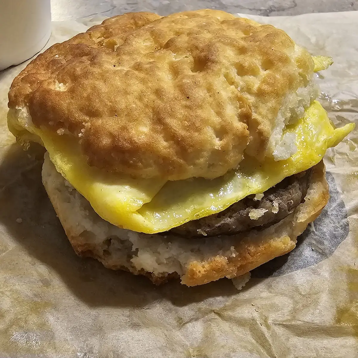 Sausage & Egg Biscuit