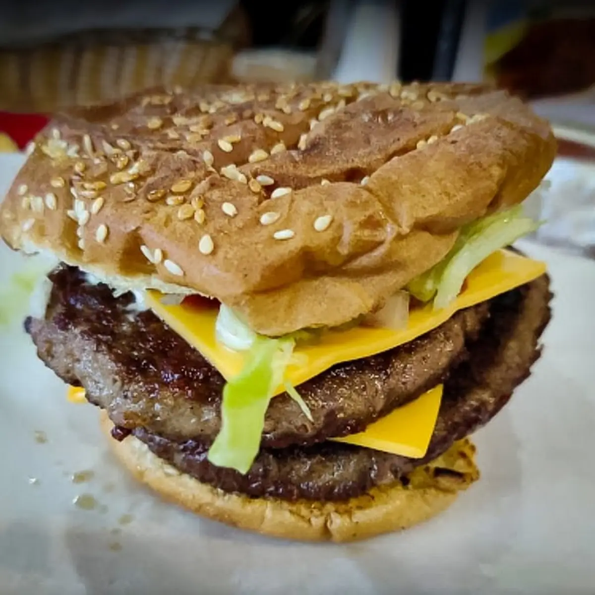 1 lb Double Cheeseburger