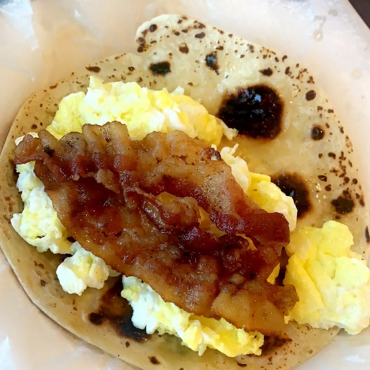 Bacon Egg Taco