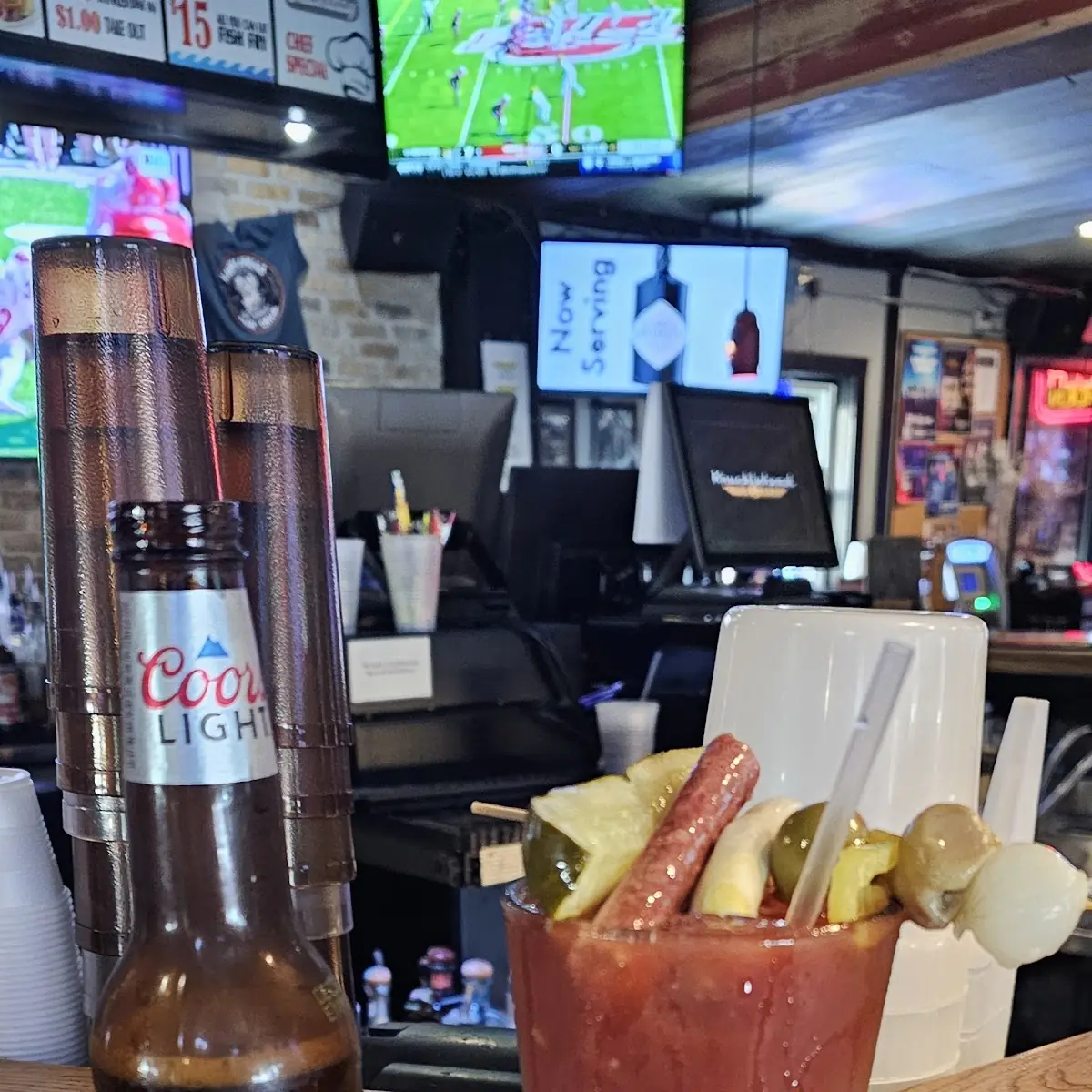 Bloody Mary and a Beer