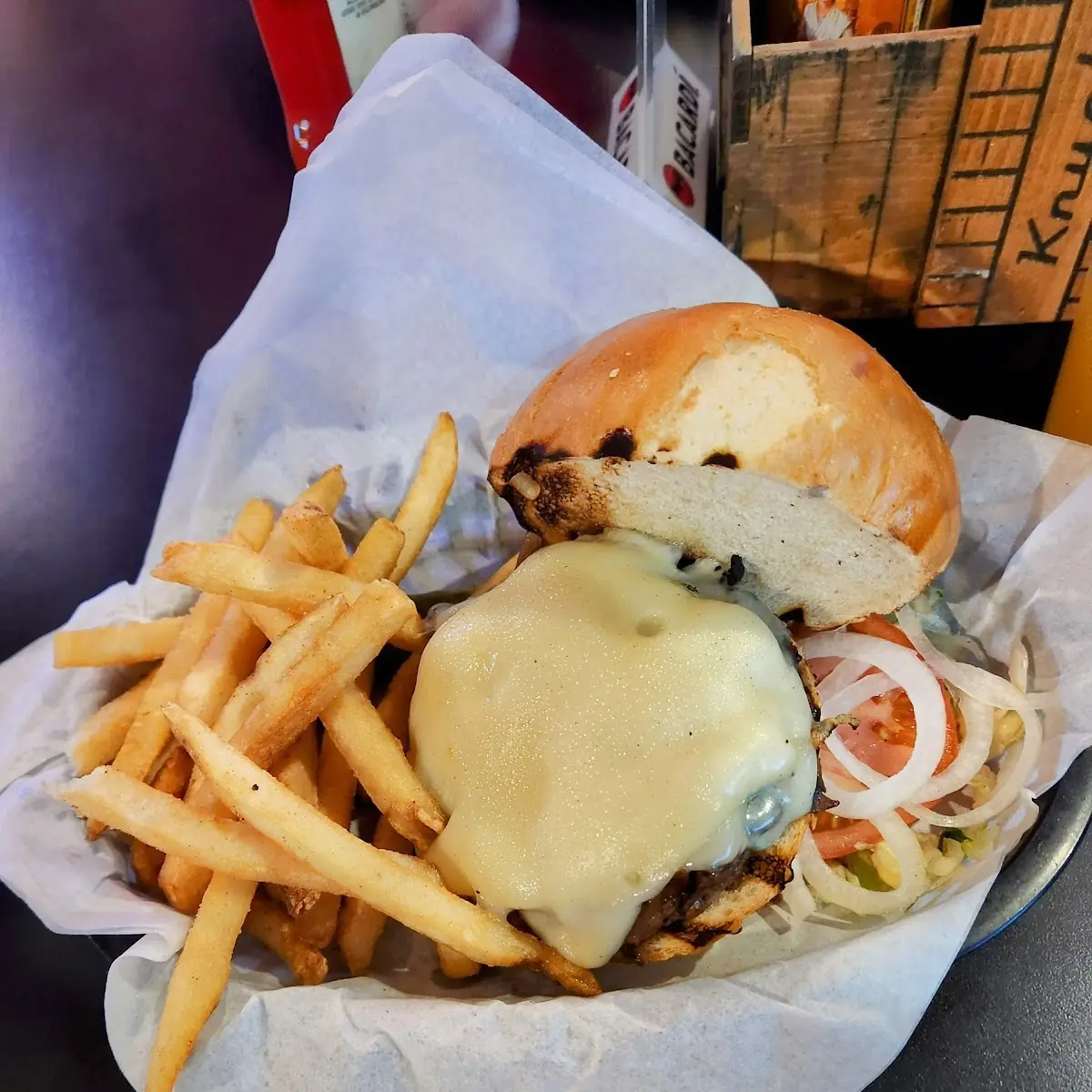 Swiss Mushroom Burger