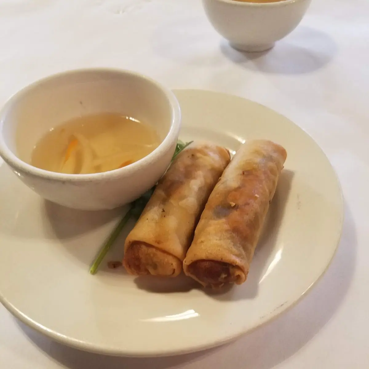 Egg Rolls Rice Noodle Bowl