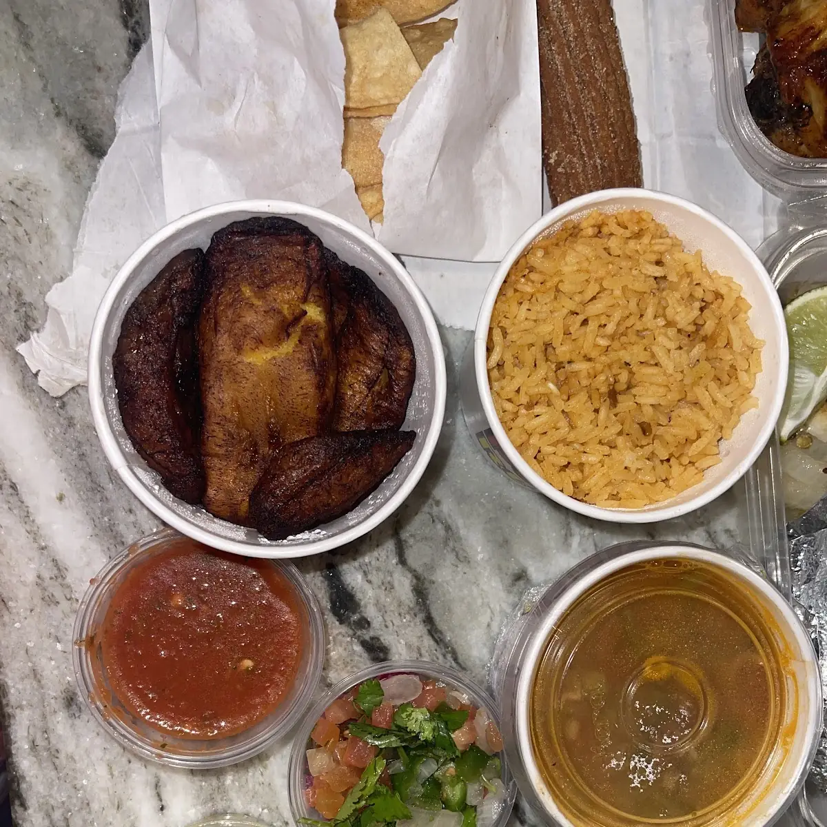 Rice Beans and Salsas