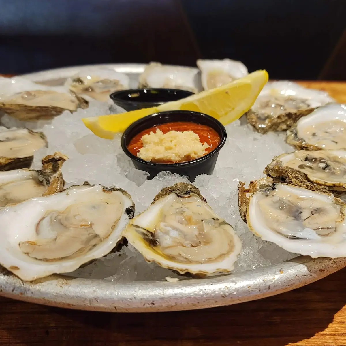 Full Dozen Raw House Oysters on the Half Shell
