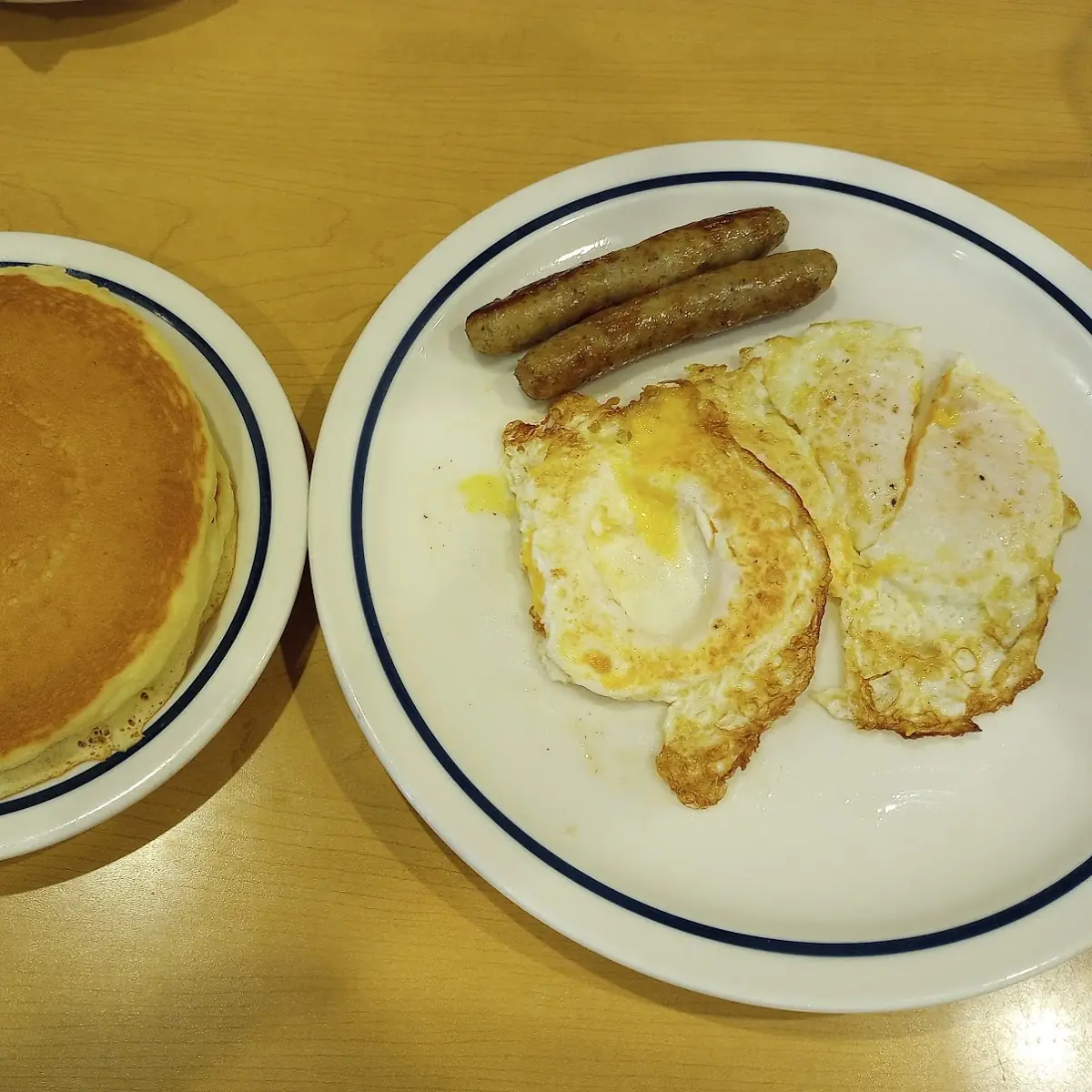 Breakfast Sampler and Short Stack