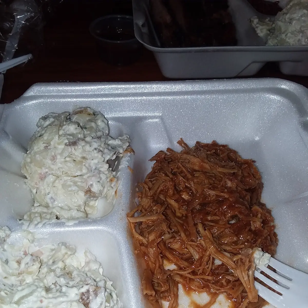 Pulled Pork and Potato Salad