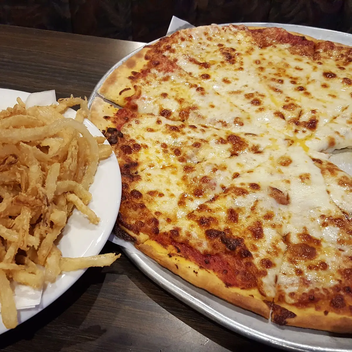 Pizza and Onion Rings