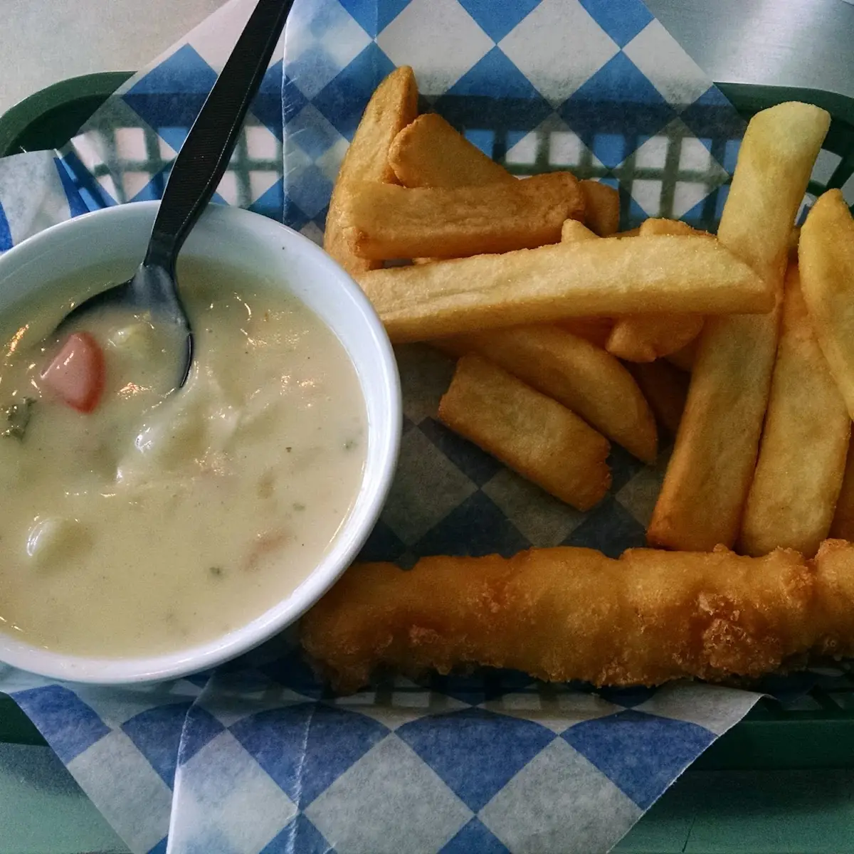 Halibut and Clam Chowder