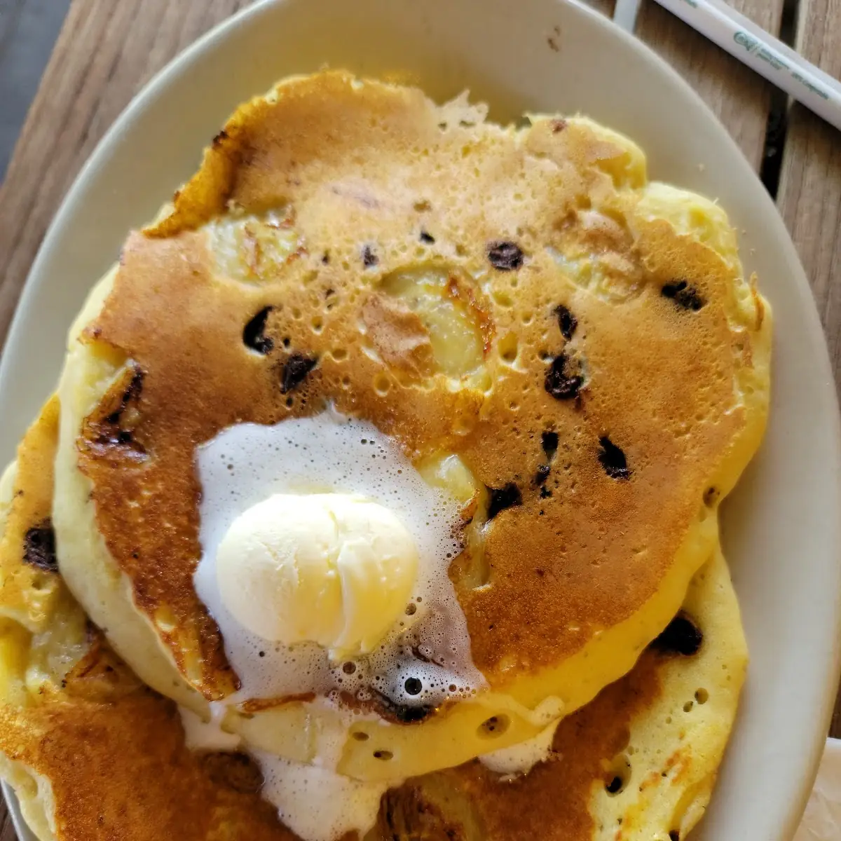 Chocolate Chip Banana Pancakes