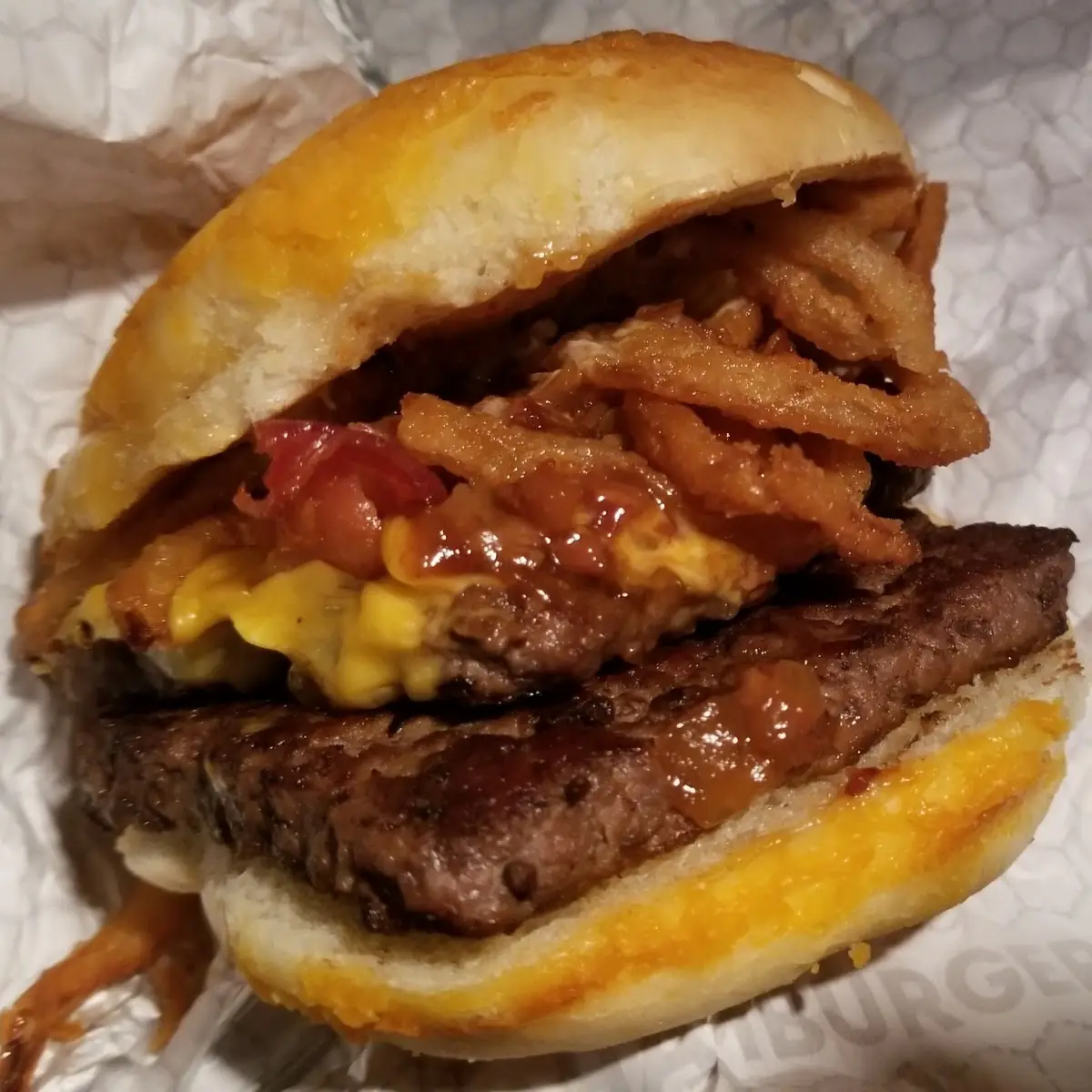 Bourbon Bacon Cheeseburger