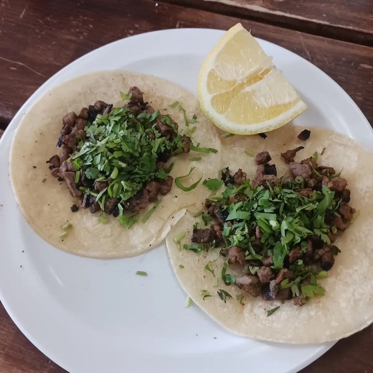 Carne Asada Taco's w Cilantro