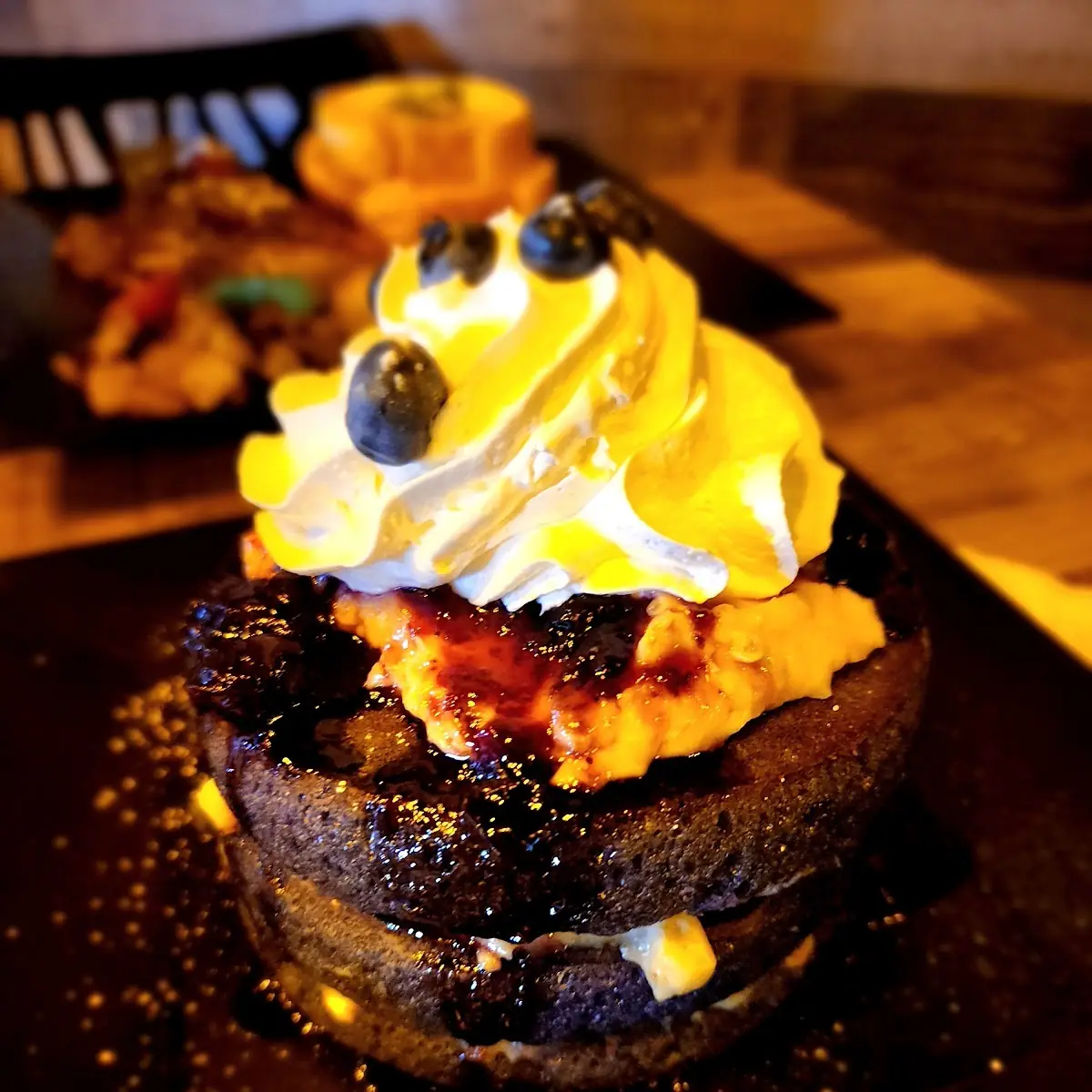 Blueberry Cheesecake Pancakes