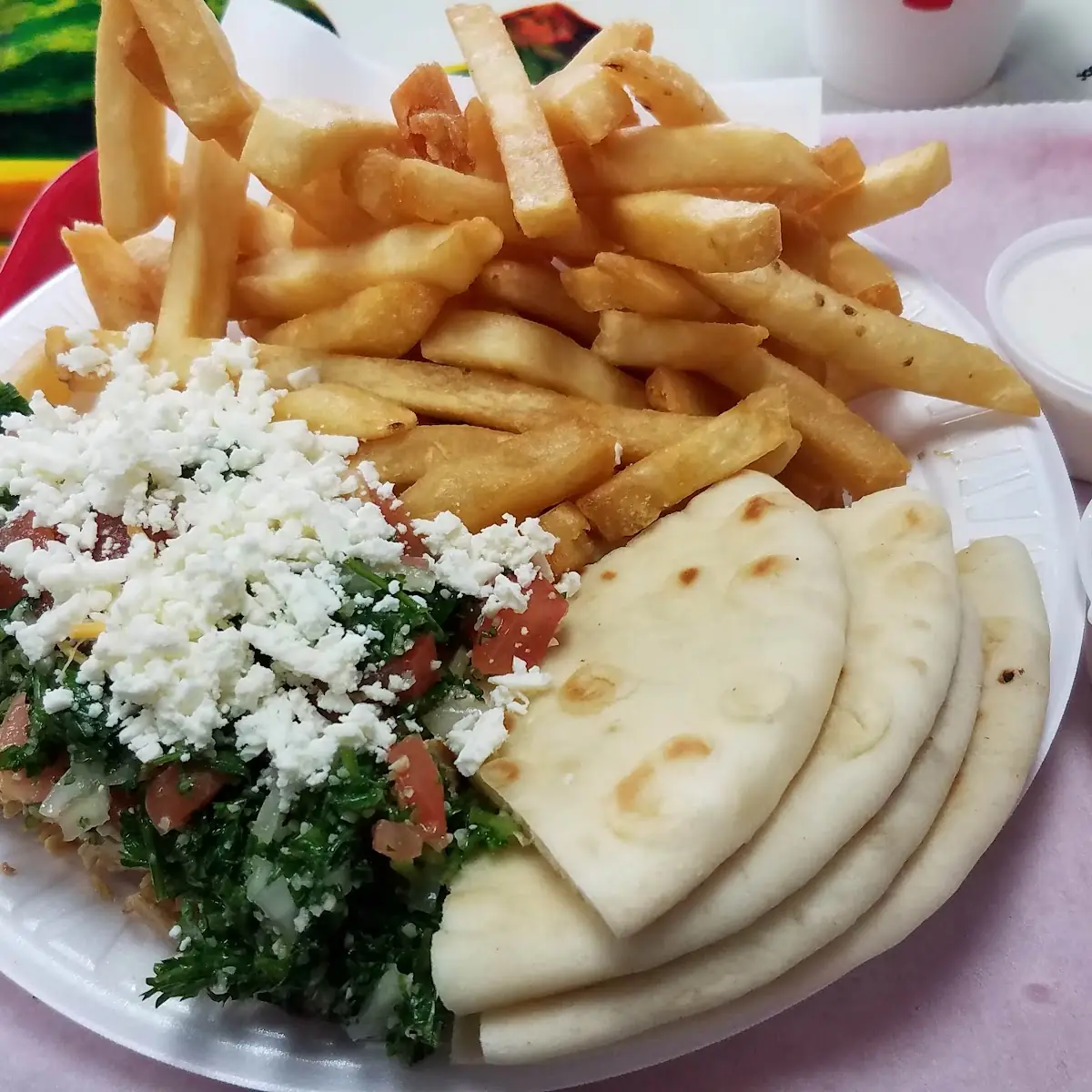 Kids Chicken Gyro Platter