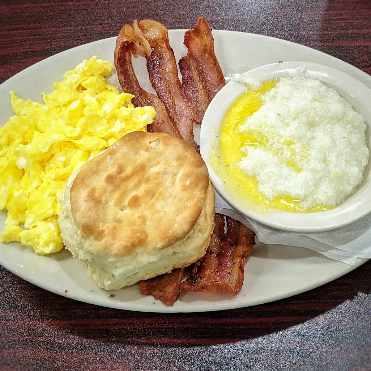 Bacon Egg and Grits