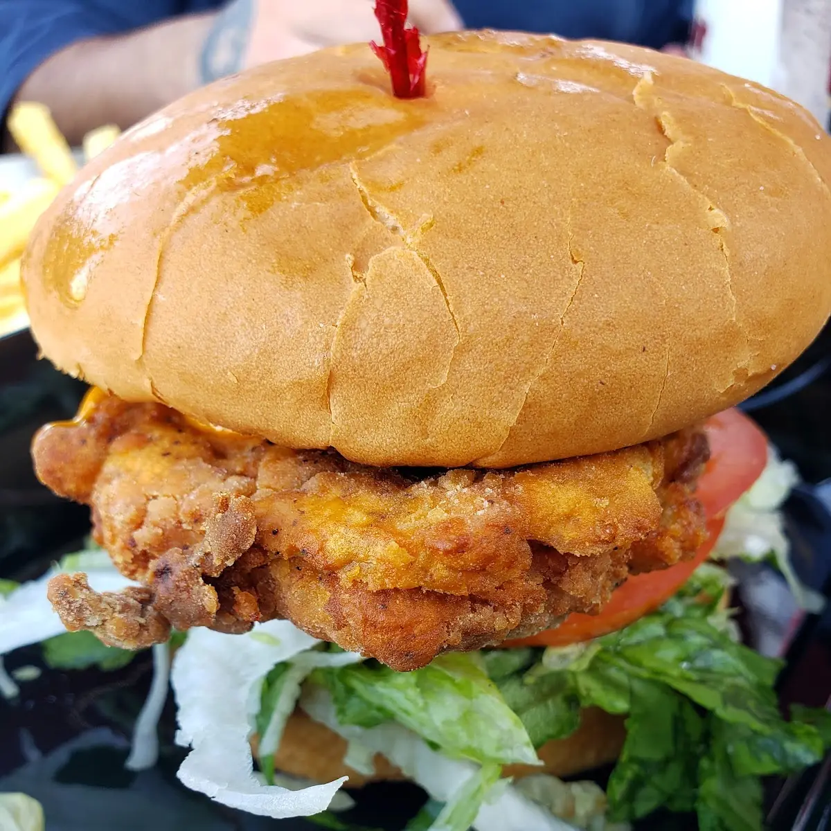 Golden Fried Chicken Sandwich