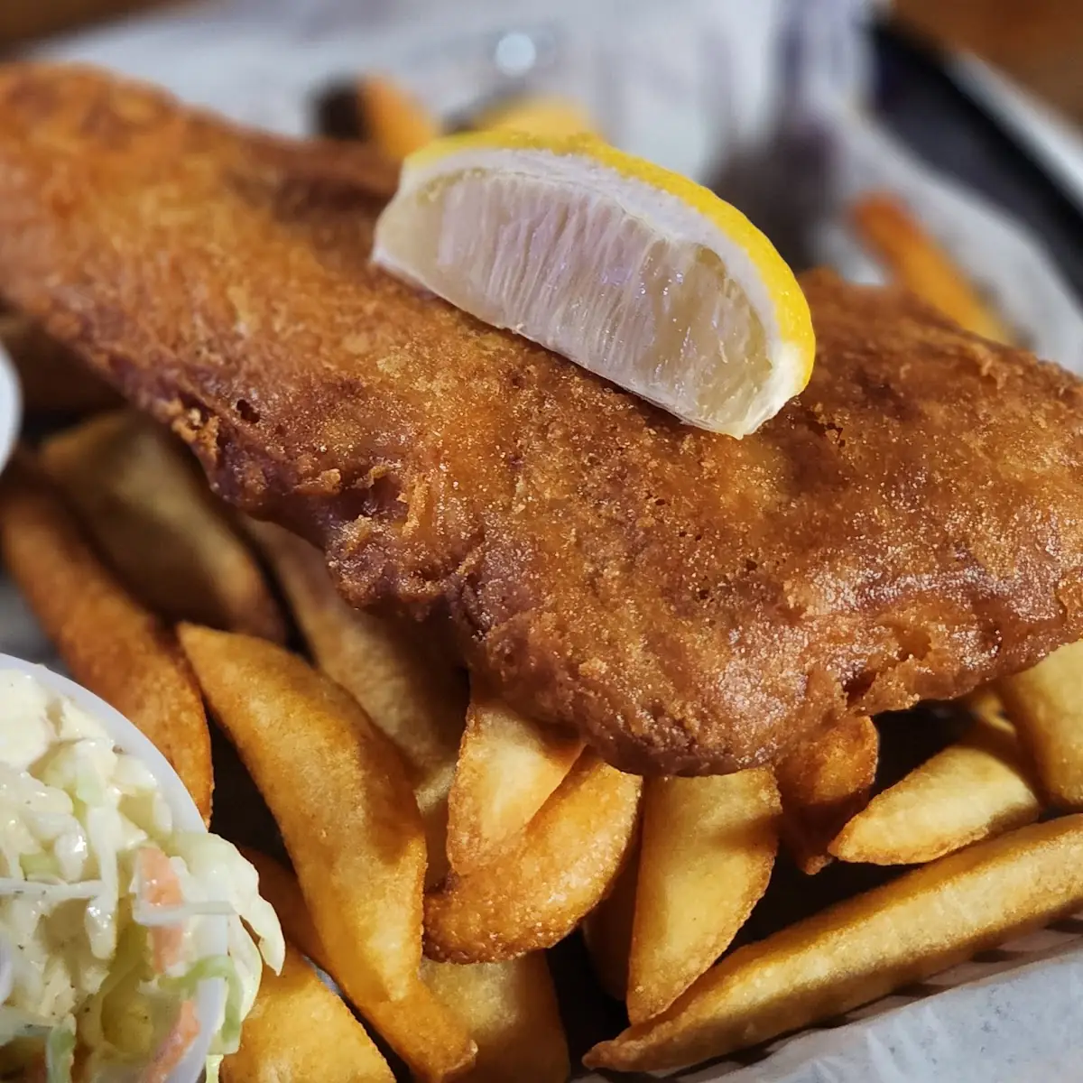 Golden Fried Fish and Chips