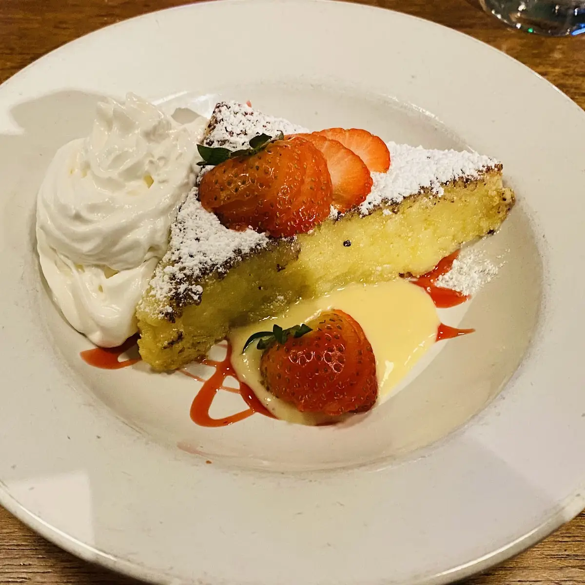 White Chocolate Bread Pudding