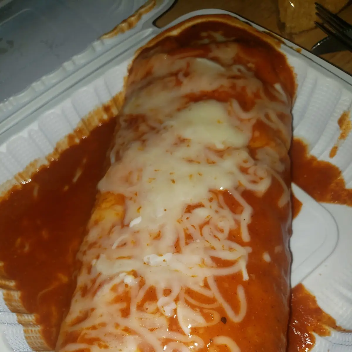 Ground Beef Wet Burrito